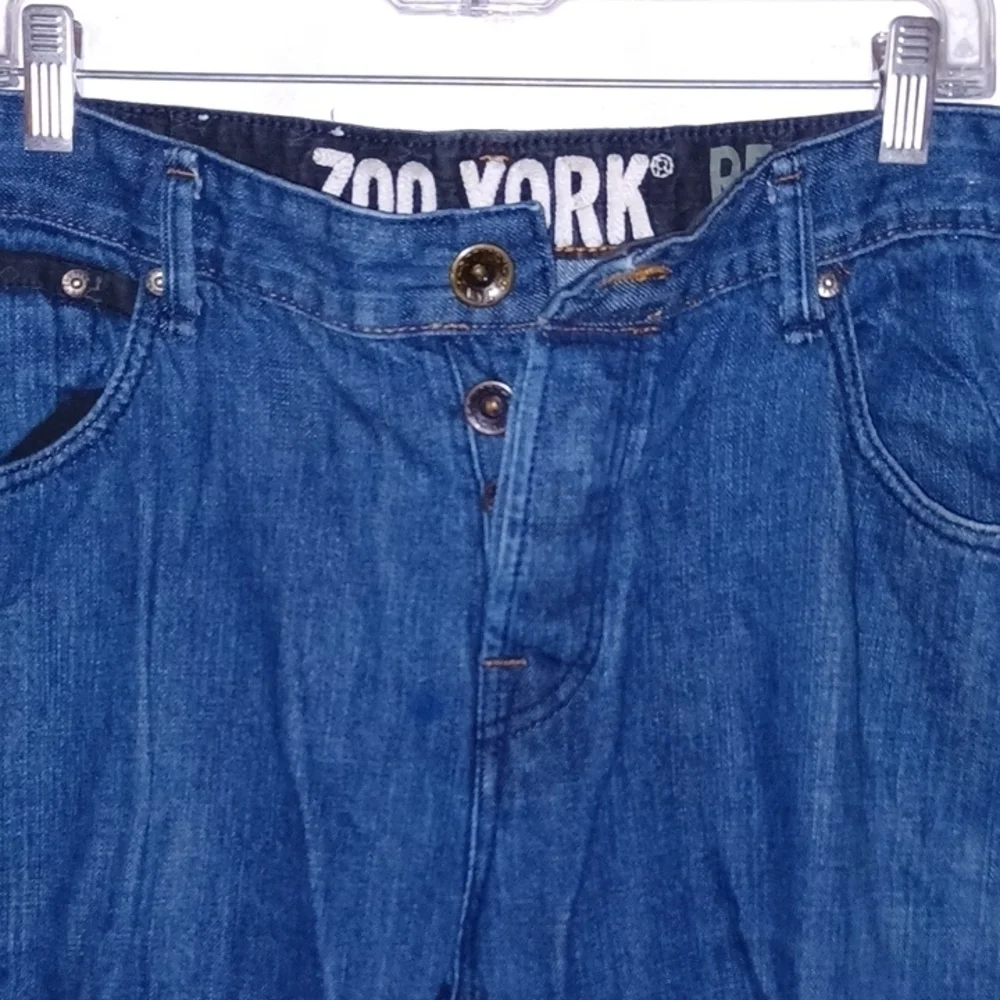ZOO YORK Mens Button-Fly Jeans, 40W, 30L - Picture 6 of 7